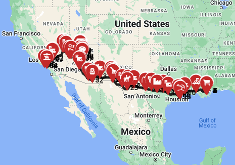 A remarkable RV Trip Plan from New Orleans to Los Angeles